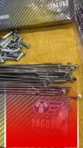 Căm yaguso crom mẫu chấm bi đủ size 157-184-149 thông dụng cho tất cả xe máy niềng 17 inch