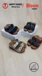 [🥇บลูมแท้100%🔢ไซส์35-40👠ส้น2.5นิ้ว] ฺBloom รุ่น F689107 รองเท้าเพื่อสุขภาพหญิง รองเท้าพื้นนุ่ม รองเท้าส้นตึกนุ่ม สวย นุ่มเบา สบายเท้า