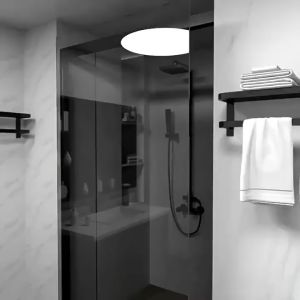 304 Stainless Steel Bathroom Glass Hinges 90 Degree Frameless Glass Door Hinges