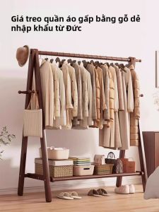 XIDUOSHU | Free Standing Wooden Coat Rack