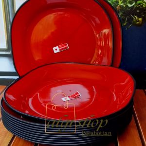 12Pcs Grtis sendk Piring ramen japan kotak unik lentur anti pecah plstik foodgrde tahan panas