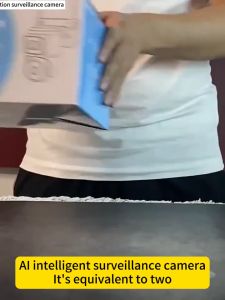 🔥HOT SALE🔥2.4G/5G Dual Lens CCTV Camera FHD 8MP 1080P Ultra HD watch 2 areas 24-Hour Color Image CCTV 360 wifi Mobile Viewing With Mic Talking Speakers Outdoor IP66 waterproof WiFi Camera Motion Detection Police Light Alarm