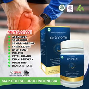 ARTRINORM BPOM ORIGINAL ISI 60 KAPSUL  Obat ASAMURAT  PEGAL LINU AMPUH Herbal kapsul asam urat dan pegal linu