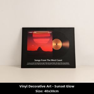 Creative Vintage High-End Vinyl Record Decor