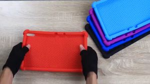 REDMI PAD SE 11.0 (2023) / REDMI PAD SE 8.7 (2024) / REDMI PAD 2 11.0 (2025) Rugged Shockproof Silicone Case WITH STAND