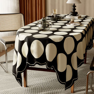 American Style Oval Tablecloth Waterproof Oil-resistant Dining Table Mat Atmosphere Tea Table Cloth Romantic Washable Island Cover Cloth