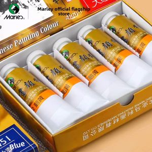 Maries Single 32ml Chinese Painting Pigment Large Capacity for Beginners Traditional Art Supplies Shanghai Mali Art Materials
