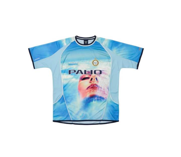 Palace x Umbro Jersey Microfiber Stretch-Fit Jersey Blue Football