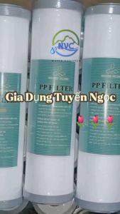 combo 5 lõi lọc nước PP 10inch 2 đầu bịt