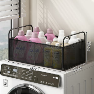 Bathroom Laundry Detergent Storage Rack above Washing Machine Balcony Home Shelf Flower Nursery Living Room Organizer
