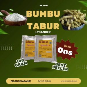 LION FOOD BUMBU TABUR ALA SHIHLIN RASA RUMPUT LAUT KEMASAN 100 GRAM