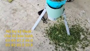 Máy băm xắc các loại rau phễu inox