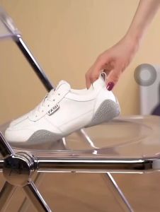 Samain Little White Shoes Women Sports Casual 2025 Style Autumn Summer Flat Peas Soft Sole Small
