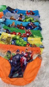 12pcs Underwear Brief For Kids Boys Assorted Color Cotton Spandex Fit For 3 - 5 Years Old