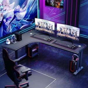 Corner Gaming Desk 160cm*100cm L Style Office Table Large Size and Sturdy