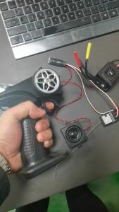 RC Variable Frequency Diesel Engine Sound Module Simulator 3.6-8V Input 5W Horn Speaker for Construction Vehicle Truck Excavator