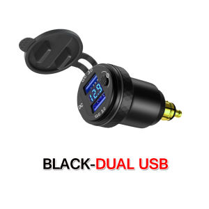 Dual USB TypeC Quick 3.0 Charger DIN Hella Socket LED Adapter For BMW R1200RT F900XR R1200GS R1250GS S1000XR F800GS F850 750GS