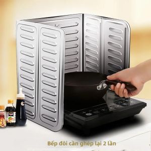 Hợp Kim Nhôm Chống Gió Màn Hình Cho Bếp Gas Nấu Ăn Đốt Ngoài Trời Cắm Trại Dã Ngoại Tấm Chắn Gió Đồ Nấu Nướng Một Phần