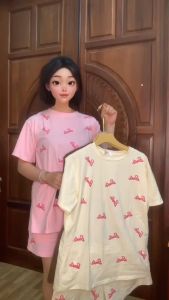 BỘ BẦU COTTON IN CHỮ HÀNG ĐẸP CHO MẸ BẦU M328 BỘ BẦU MÙA HÈ CHẤT MÁT