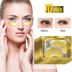 Ta💋.1 Pcs Collagen Gold Eye Mask Anti-Aging Dark Circles Masker Perawatan Kulit COD