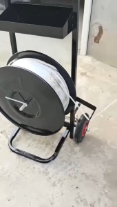 รถเข็นใส่สายรัด มี 2 ขนาดให้เเลือก ทำงานได้ง่ายขึ้น ประหยัดเวลา #รถเข็น #สายรัดพลาสติกPET สายรัดพลาสติกPP ราคาไม่รวมvat