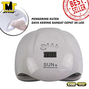 Alat Pengering Kutek Kuku Serbaguna UV LED Nail Dryer 54W 18 LED Lampu UV Gel Nail Art Portable Terbaik dikelasnya