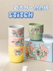 Ceramic Stacking Cup Set Birthday Gift Cute Cartoon Stevie Mug Childrens Cup Well Orange High Temperature Enamel Cartoon Style