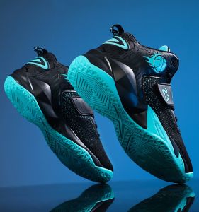 Mens Basketball Shoes for Children Anti-slip Wear-resistant Professional Practical Sports Shoes for Boys Middle School Students