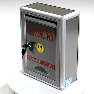 UMI Complain Suggestion Letter Post Mail Box Aluminium Mailbox Wall Mounted Outdoor Metal with Keys Lock Peti Surat 意见投诉箱