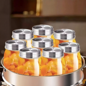 Heat-resistant Food-grade Steamable Glass Canning Jars