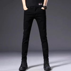 Quần jean nam đen trơn chất liệu jean cao cấp vải Jean co giản 4 chiều cực đẹp chuẩn from ôm dáng skinny sang trọng MS20