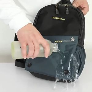 ถุง OXFORD กระเป๋าเป้สะพายหลังผู้ชาย เดินทางกลับแพ็ค กระเป๋าสะพายมัลติ ฟังก์ชั่นสำหรับกระเป๋าเดินทางผู้ชาย รูคกระเป๋า หน้าจุดเดียว