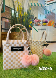 กระเป๋าถือถักแบบมีสไตล์ กระเป๋าถือลายผีเสื้อ กระเป๋าถือแบบสะพายไหล่ข้างเดียว PVC ขนาดกลาง กระเป๋าถือแบบมีสไตล์สำหรับทุกเพศ