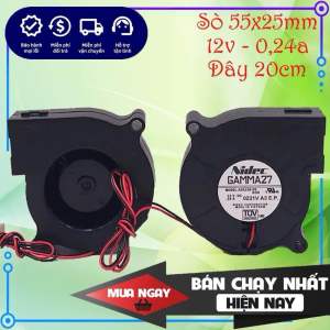 Sò tản nhiệt gamma27 Nidec 12v 024a 55cm (55x25mm) chính hãng mới