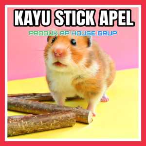 APEL STICK MAINAN KUNYAH HAMSTER (ISI 4PCS)