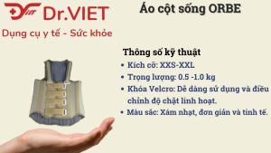 Áo cột sống ORBE-Hổ trợ cột sống
