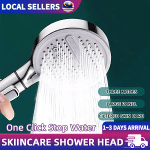 12CM Large Panel Three Speed Air Pressurized Shower Head Bathroom Shower Head Universal Household Shower Head Set