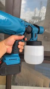 【MAKITA】กำลังสูง 3000W กาพ่นสี ไร้สาย กาพ่นสีไร้สาย อุปกรณ์ทาสี(ใช้ได้ทั้งสีน้ำ+สีน้ำมัน) กาพ่นสีไฟฟ้า เครื่องพ่นสีไฟฟ้า กาพ่นสีไฟฟ้า เครื่องพ่นสี กาพ่นสี แบตเตอรี่ 48V Electric Paint Sprayer เครื่องพ่นสีไฟฟ้า