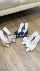 Viditi Enrica Mules Heels 3 cm | Shoes | Sepatu Import Wanita | Pesta | Wisuda | Kerja