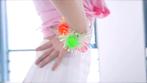 【Hot】 1 pcs Sports Metallic Cheerleader Dance Party Team Match Pom-Pom Cheer up-COZII