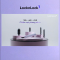 Máy sấy tóc tạo kiểu LocknLock Multi Hair Dryer công nghệ ION âm 5 loại đầu sấy màu xám ENA526GRY. 