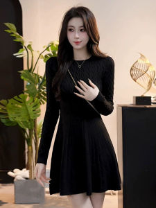 CHOUXIE | Elegant Rich-looking Knit Dress for Important Occasions