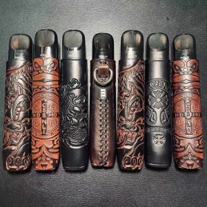 RELX Protective Case 5 Generation 6 Generation Phantom Pro Genuine Leather Handmade Infinity2 Niche Style Classy New National Standard