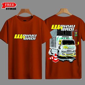 kaos truk anak WAHYU ABADI USIA 1-12 tahun bahan catton combed30s free stiker