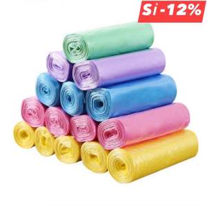 Combo 5 Cuộn 75 Túi Đựng Rác Tự Phân Hủy 45’50cm