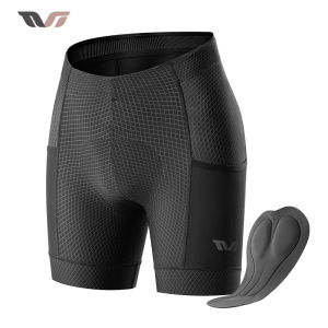 【TVI】rockbros quần đi xe đạp nữ có đệm chống sốc thoáng khí quần đi xe đạp quần đùi đạp xe đàn hồi cao thấm mồ hôi