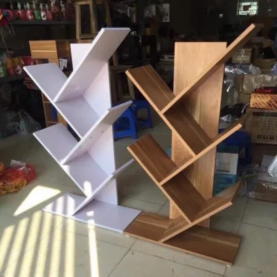 Kệ sách xương cá 5 tầng gỗ mdf công nghiệp