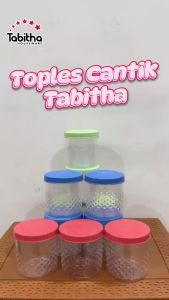 [COD] Tabitha Toples Aesthetic Transparan Toples Snack Set Nampan Premium Quality - Toples Cantik