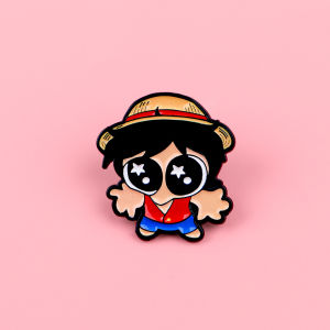 Bandai | Cậu Bé Dễ Thương Hoạt Hình Anime Men Pin Thời Trang Ve Áo Thổ Cẩm Hợp Kim Kẽm Nữ Trang Sức Quà Tặng Cho Bạn Bè
