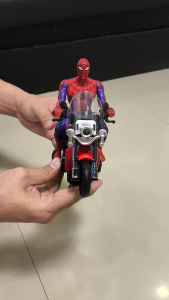 HTAF Super Hero Action Figure Avengers with Motor Toy Moving Bump and Go Lights and Sounds with Box toy